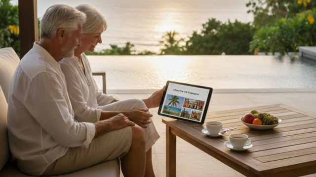 Comparatif Île Maurice vs Espagne pour la retraite : immobilier et sécurité