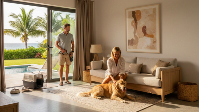 location avec animaux à Maurice